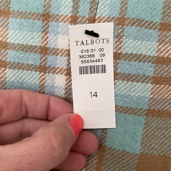 Talbots Wool Blend Lined Skirt Size 14 NWT - Picture 8 of 8